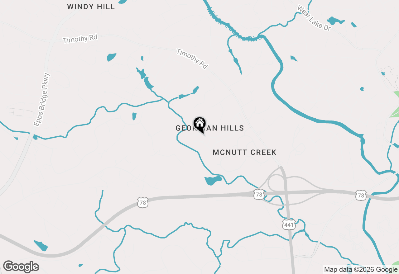 Map of 815 Ansbeth Way, Athens, GA 30606