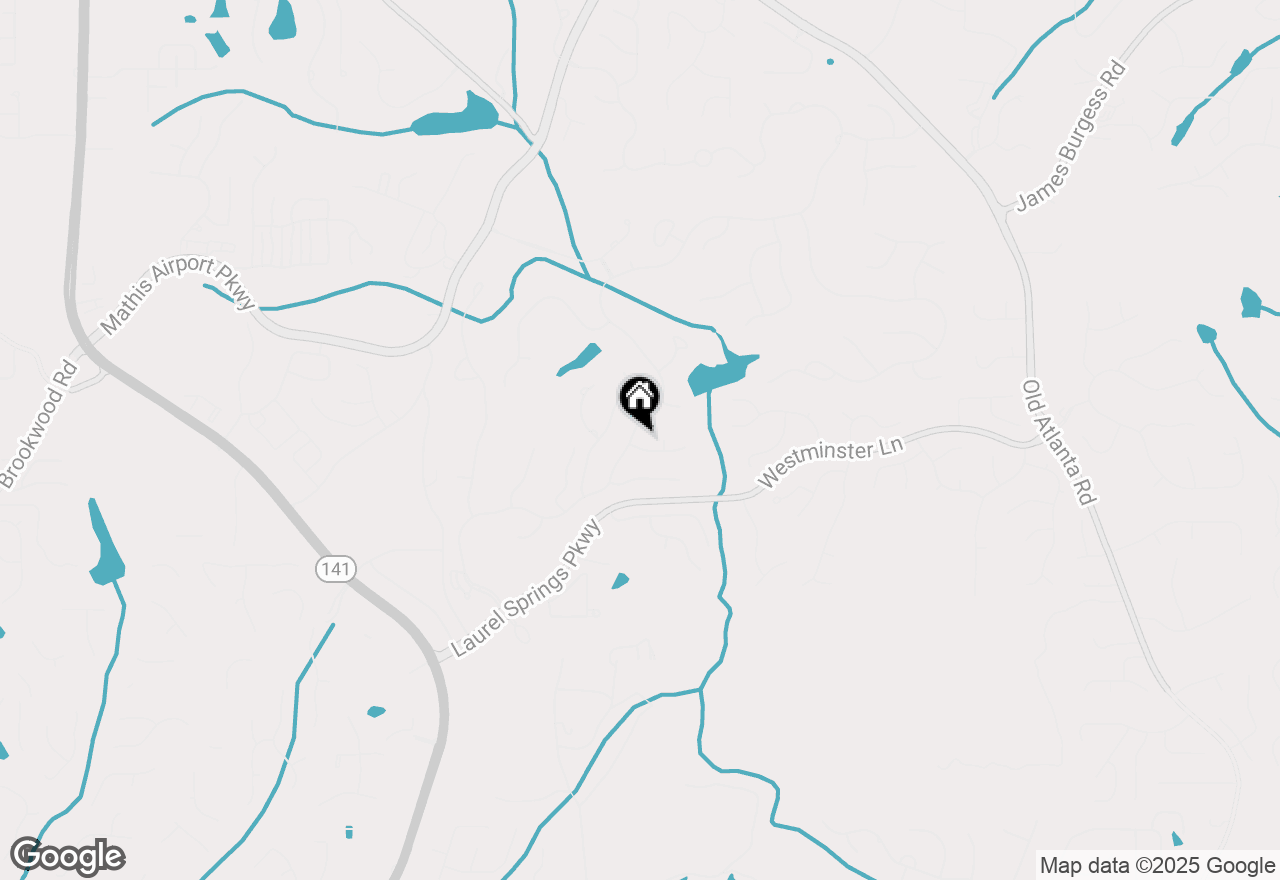 Map of 6005 Oakbury Lane, Suwanee, GA 30024