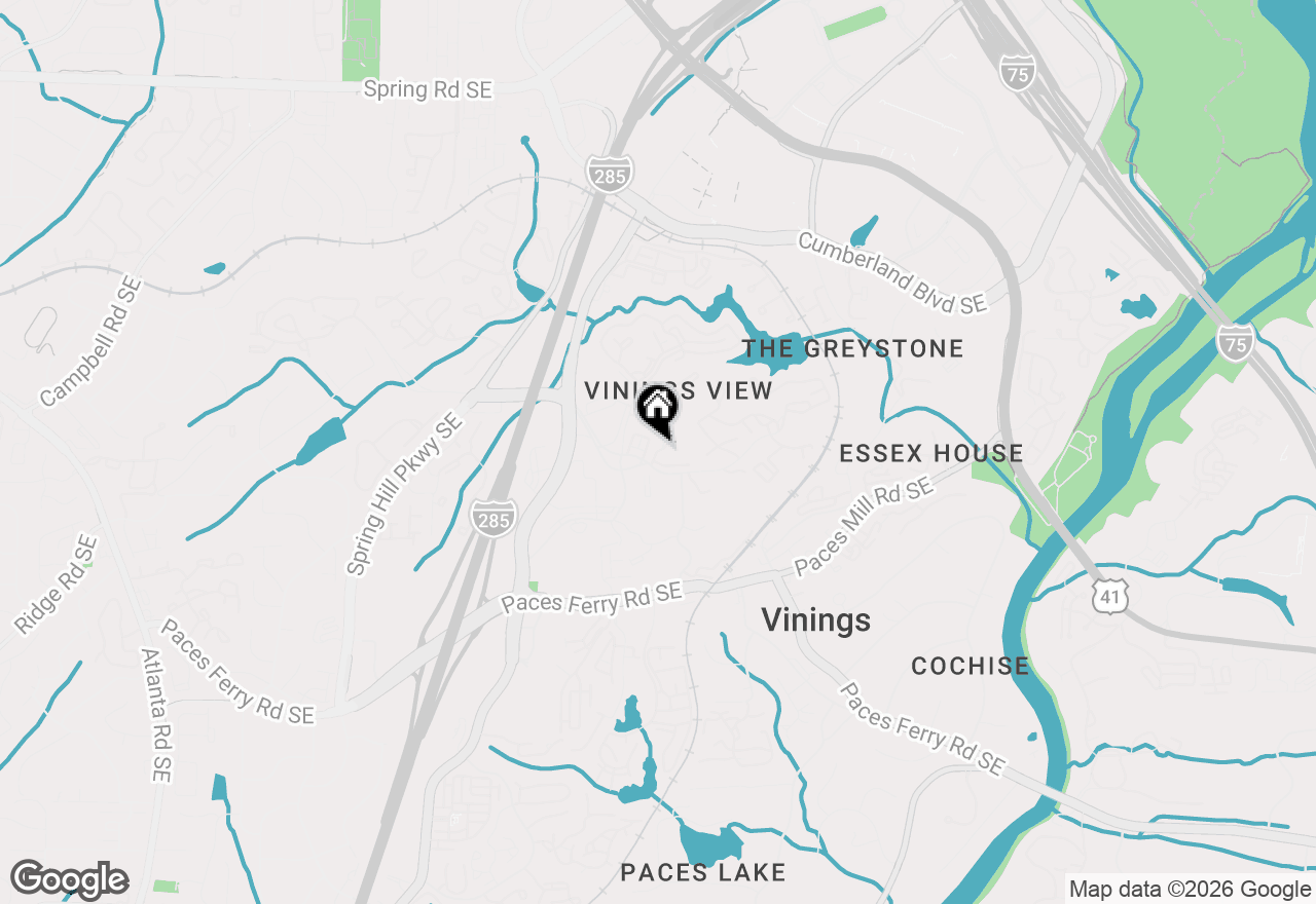 Map of 3175 Seven Pines Court #6, Atlanta, GA 30339