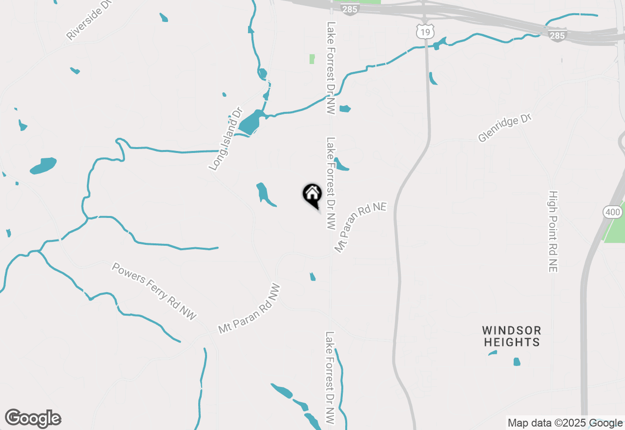 Map of 5220 Green Oak Court, Atlanta, GA 30327