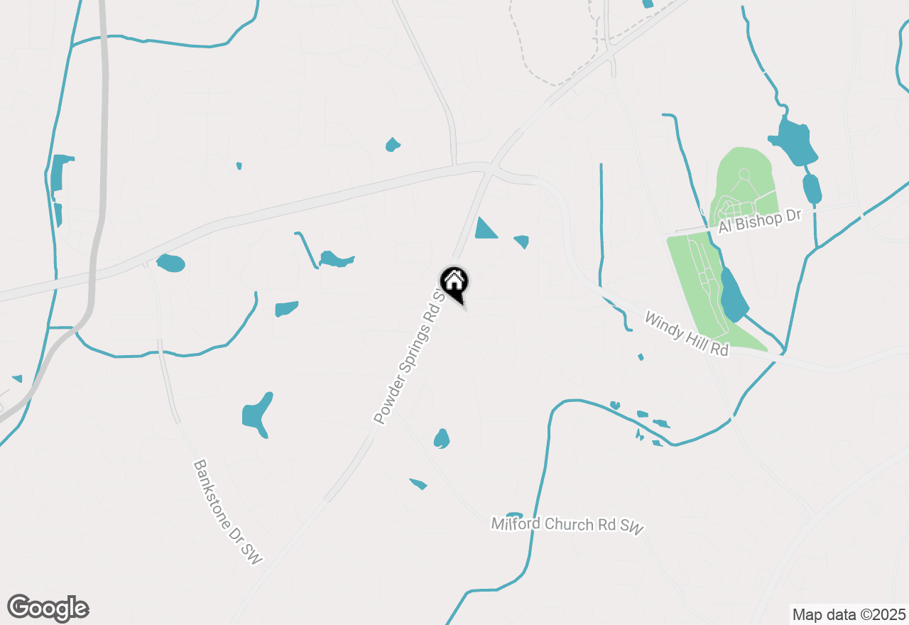 Map of 1697 Dyeson Road Sw, Marietta, GA 30008