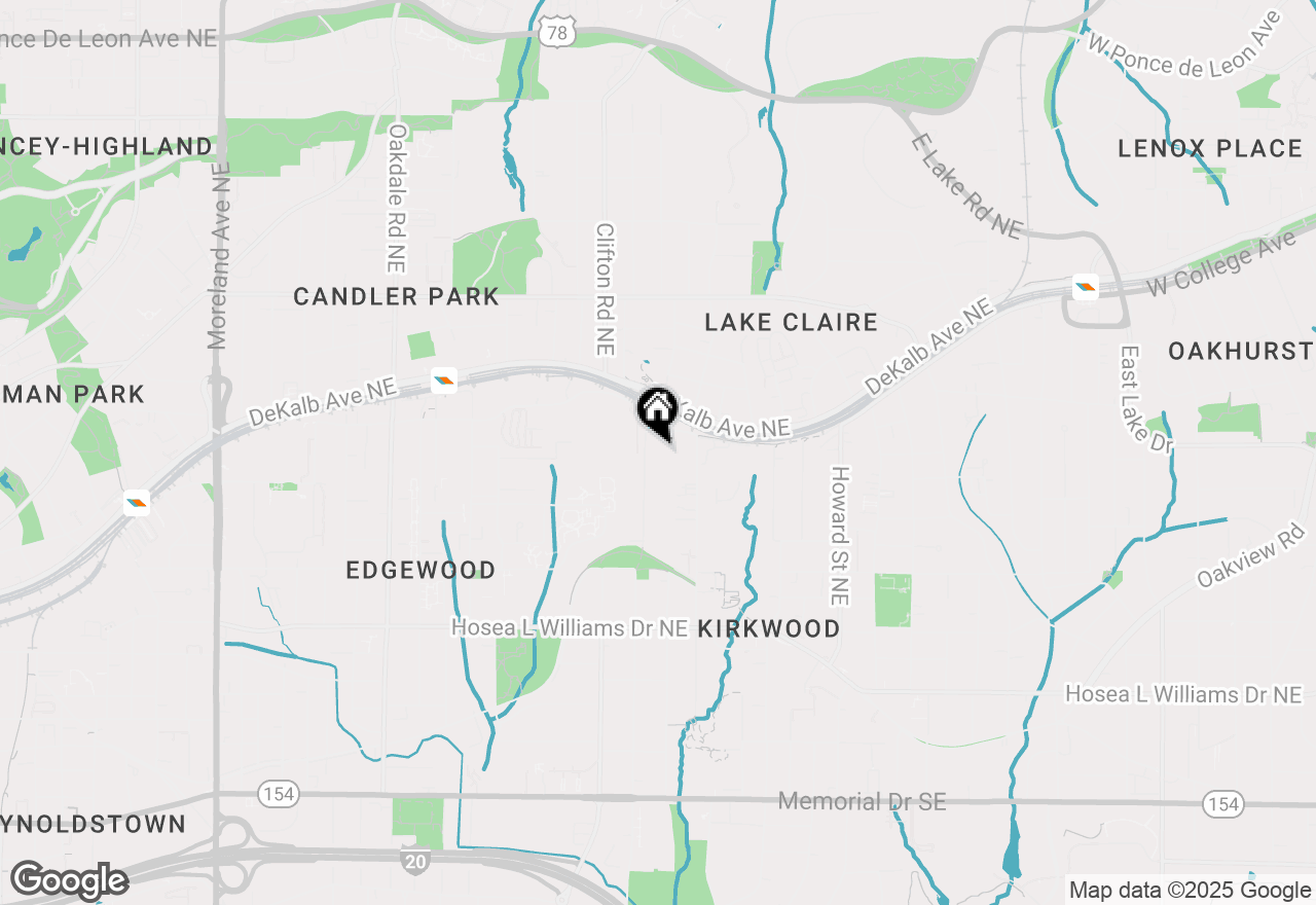 Map of 195 Arizona Avenue Ne #102, Atlanta, GA 30307