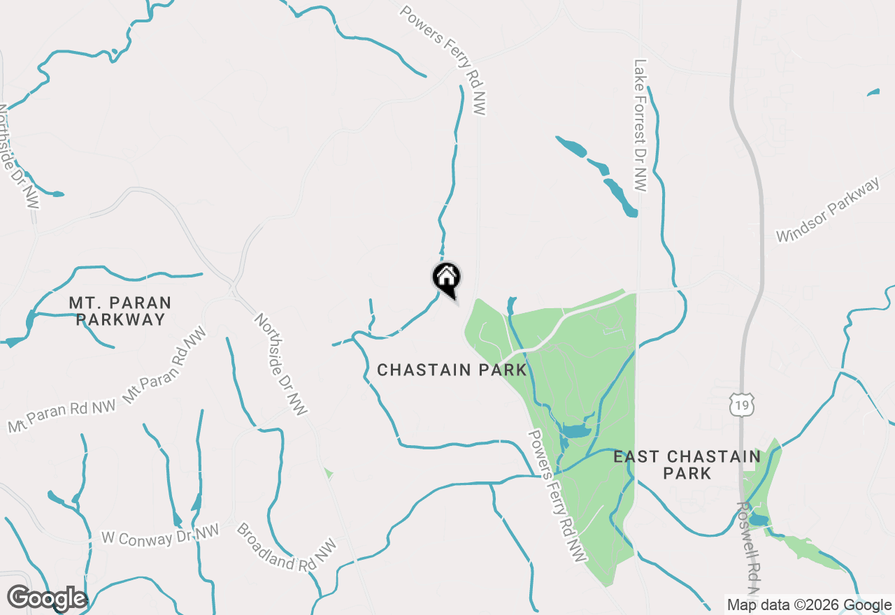 Map of 4431 Reid Lane, Atlanta, GA 30327