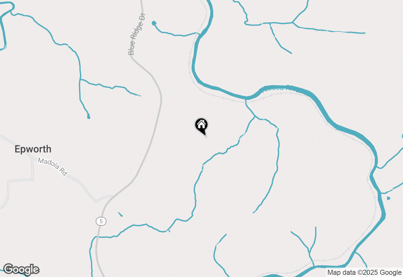 Map of 4 Shalom Lane, Blue Ridge, GA 30513