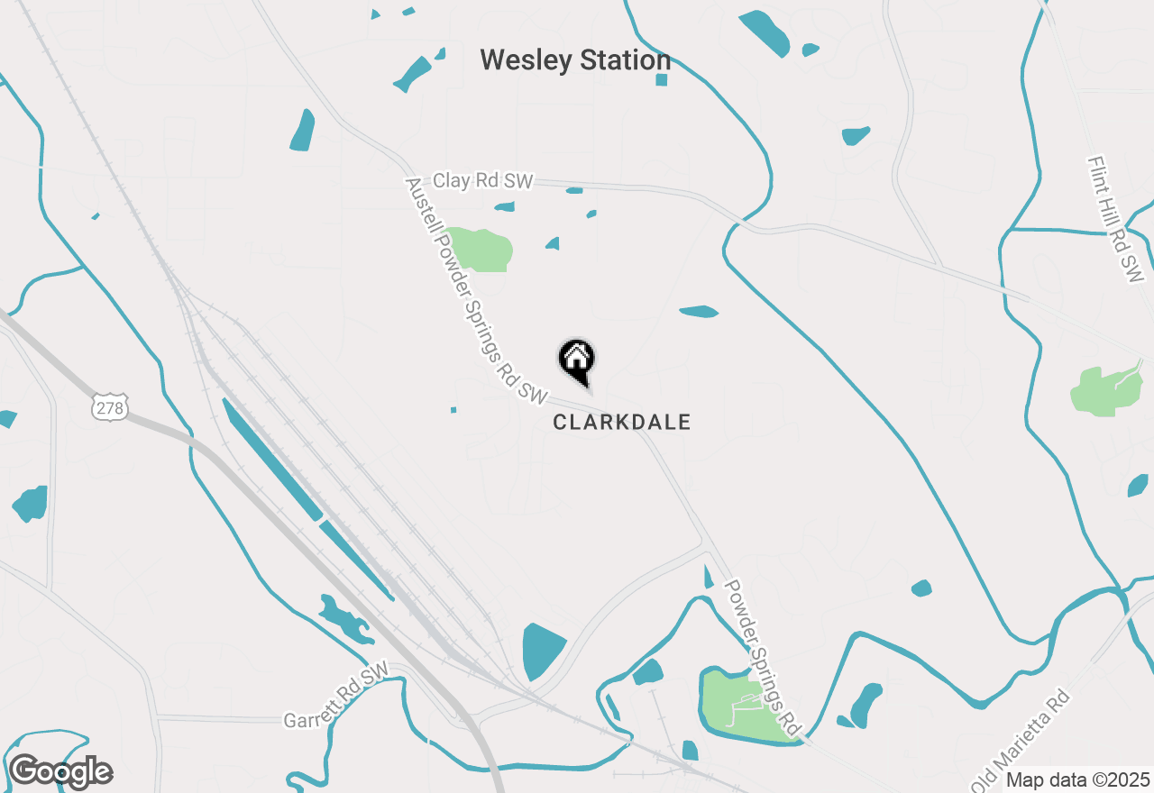 Map of 5061 Austell-powder Springs Road, Clarkdale, GA 30111