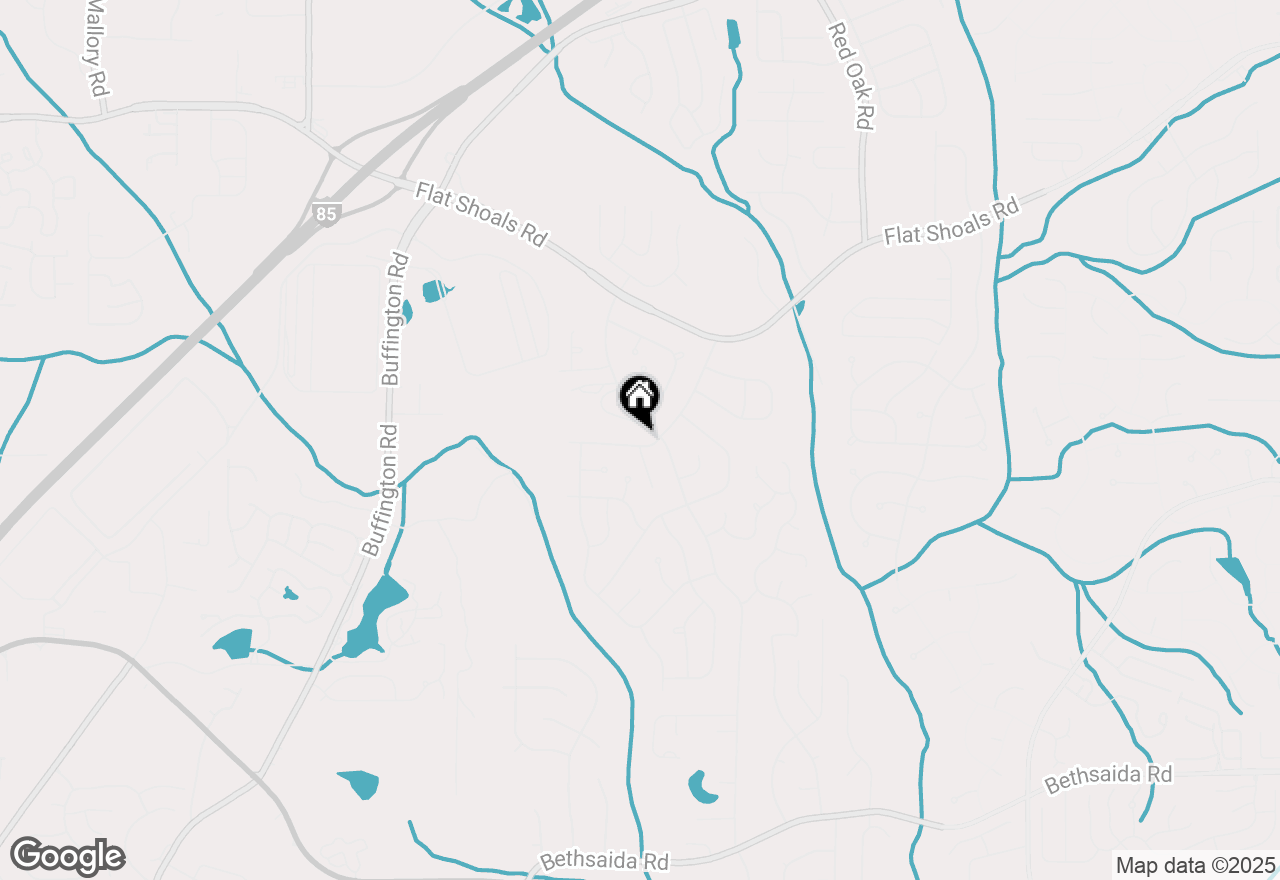 Map of 6635 Hidden Brook Trail, South Fulton, GA 30349