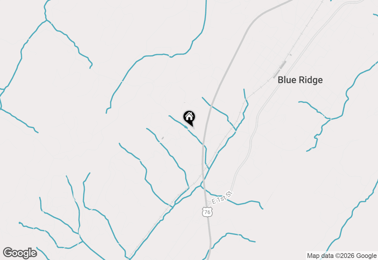 Map of 5.97AC Bullen Gap Road, Blue Ridge, GA 30513