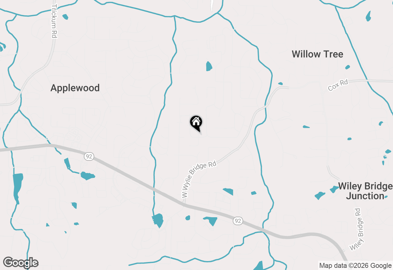 Map of 606 Bluff Drive, Woodstock, GA 30188