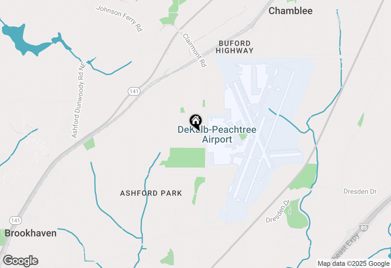 Map of 3010 Jefferson Street, Brookhaven, GA 30341