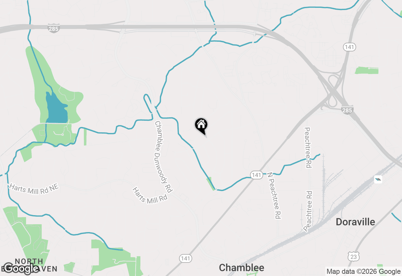 Map of 2019 Ellwyn Drive, Atlanta, GA 30341