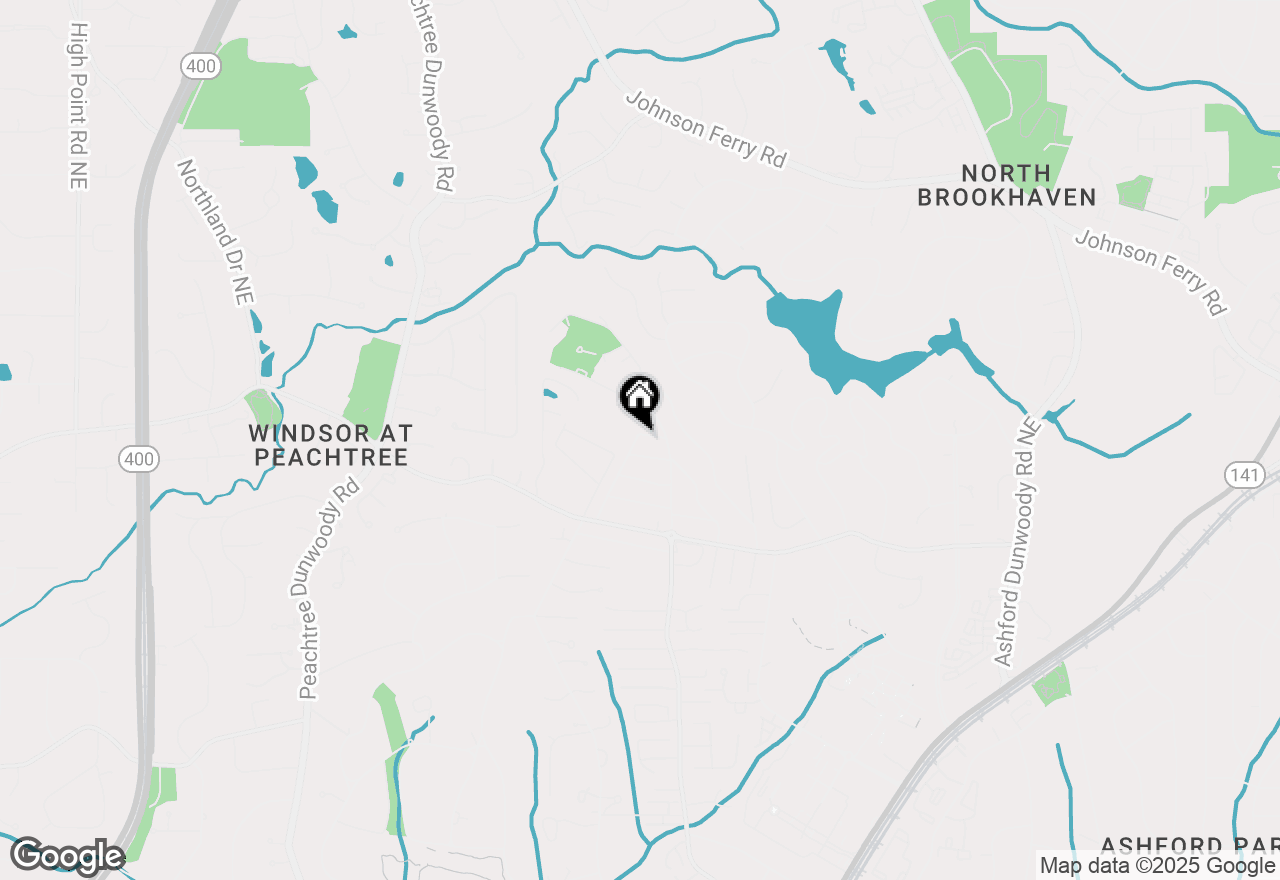 Map of 3253 Cates Avenue Ne, Brookhaven, GA 30319