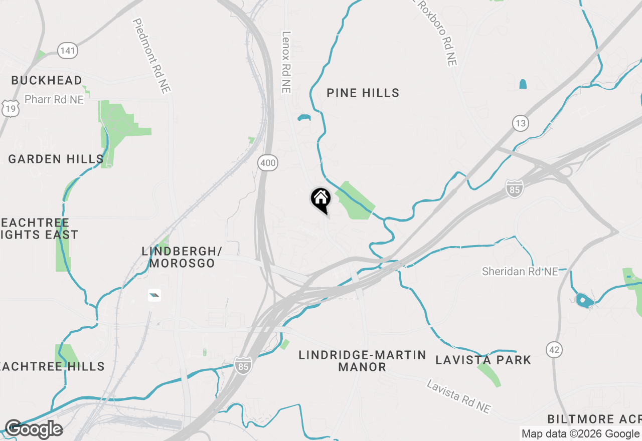 Map of 2694 Lenox Road Ne, Atlanta, GA 30324