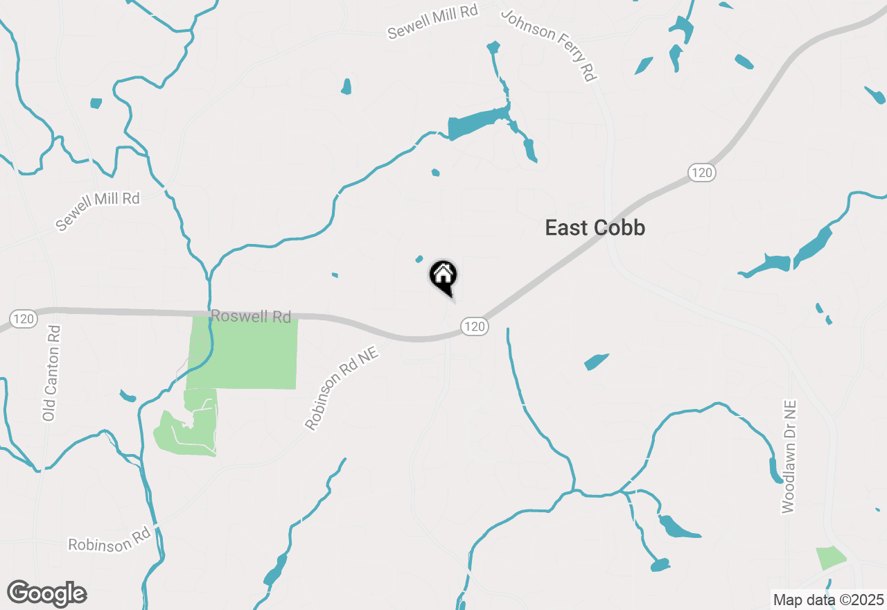 Map of 1217 Indian Hills Parkway, Marietta, GA 30062