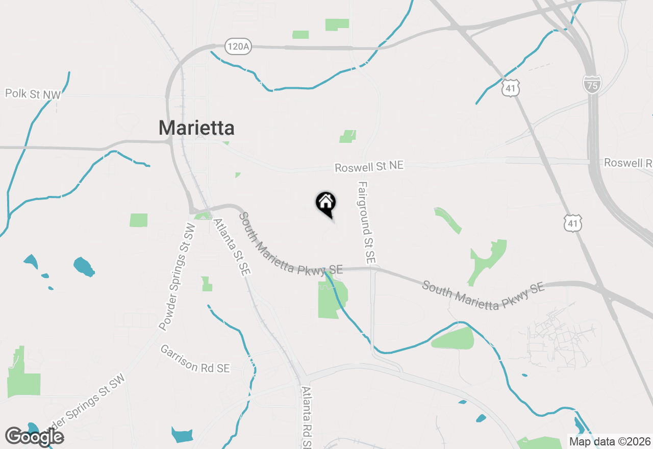 Map of 468 Frasier Street Se, Marietta, GA 30060