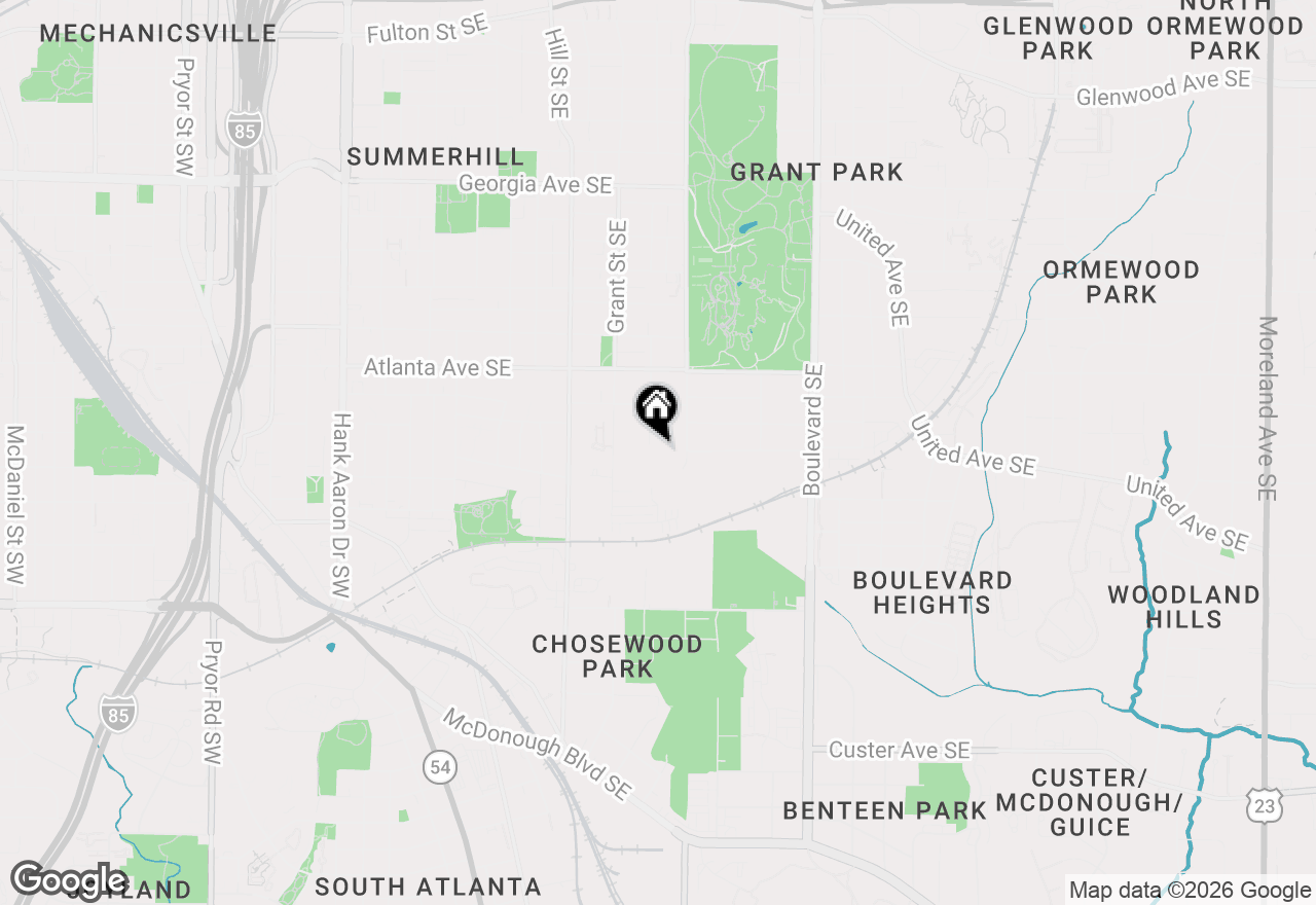 Map of 994 Rawlins Street Se, Atlanta, GA 30315
