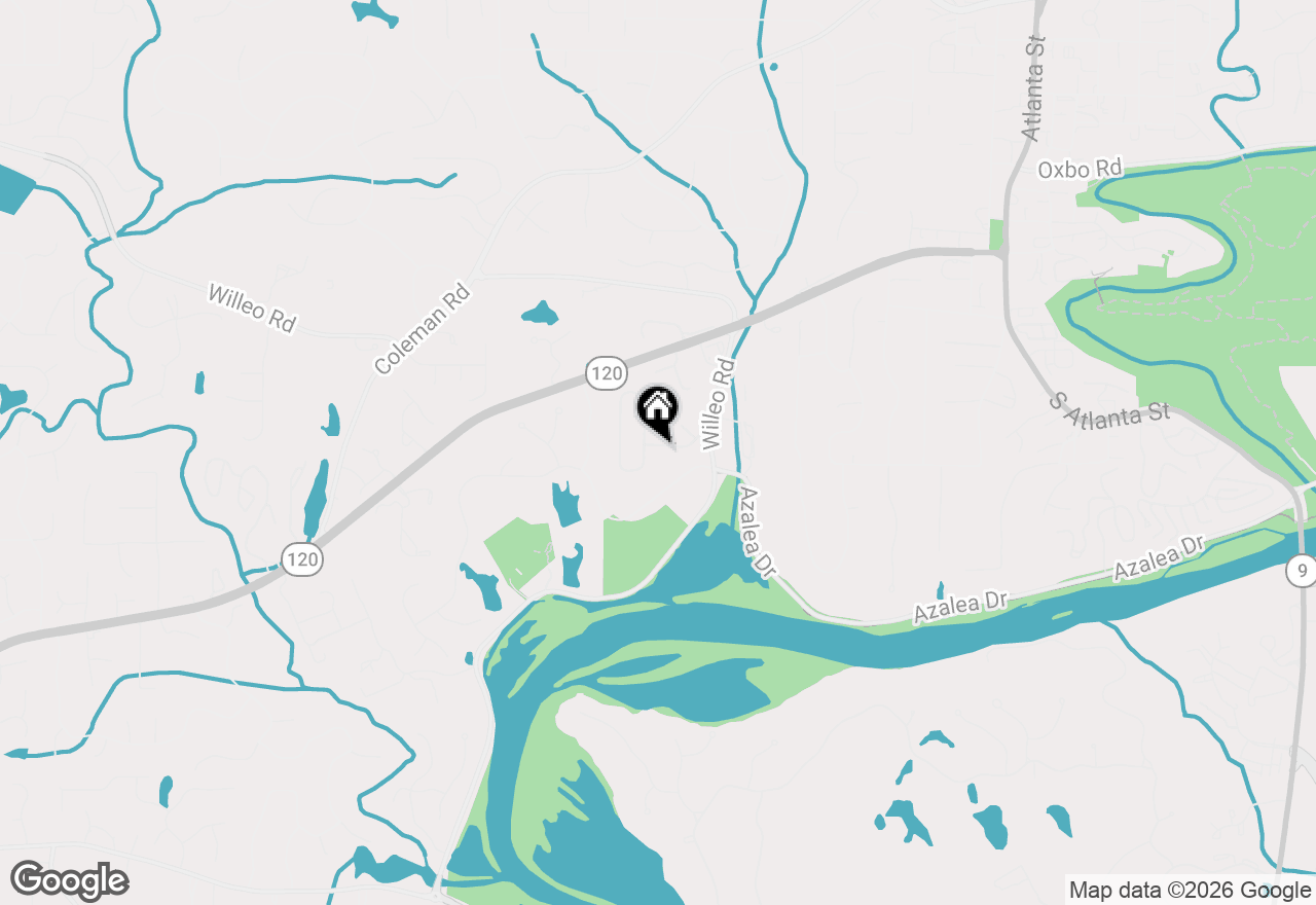 Map of 1045 Tullmore Drive, Roswell, GA 30075