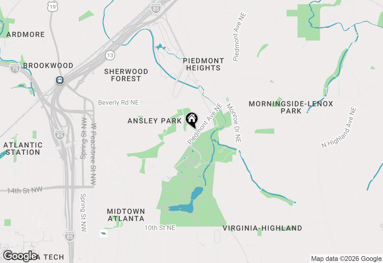 Map of 217 Westminster Drive, Atlanta, GA 30309