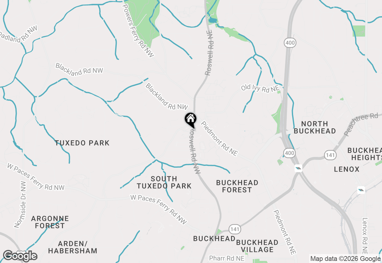 Map of 3552 Roswell Road Nw, Atlanta, GA 30305