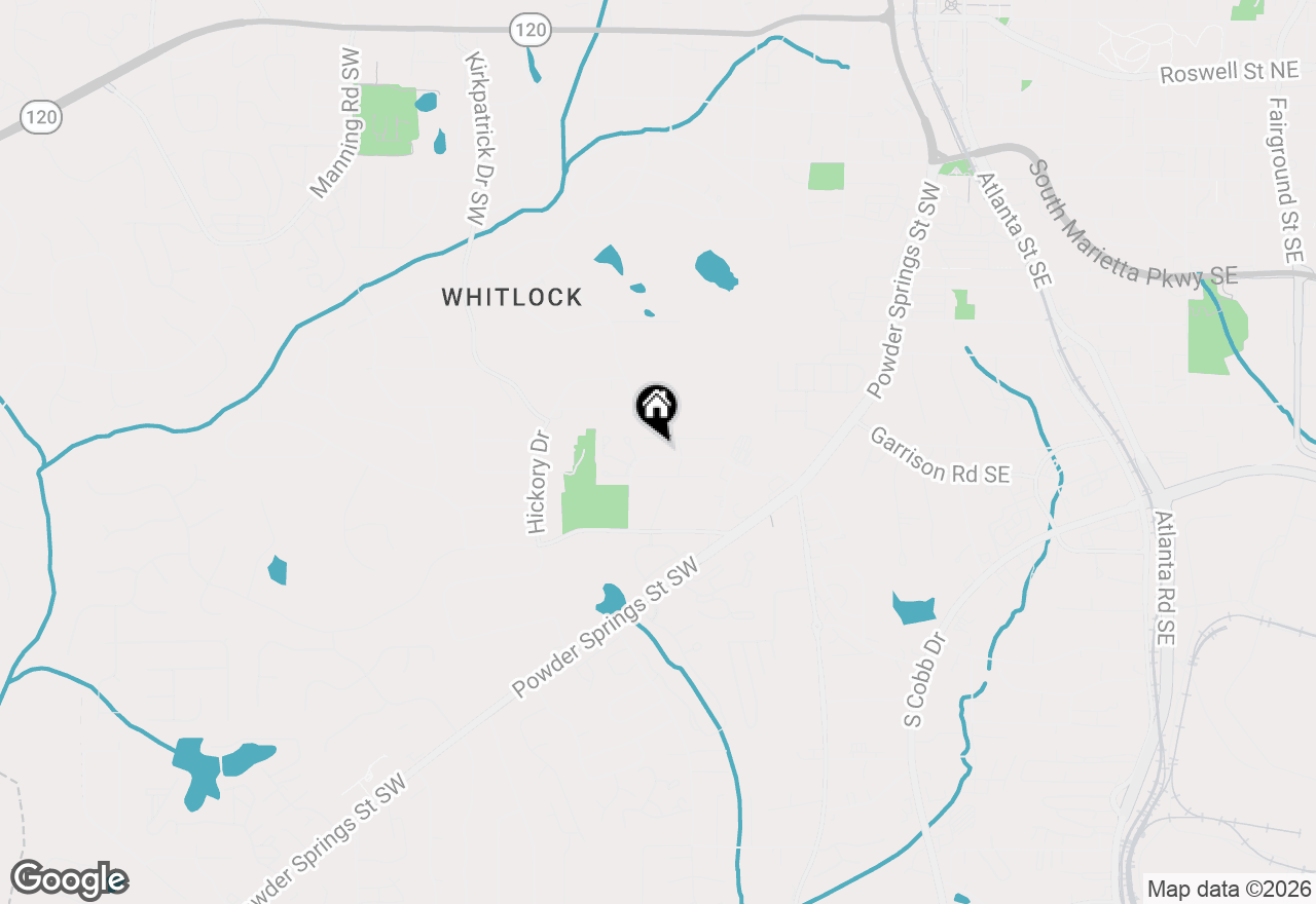 Map of 283 Heathersett Drive Sw, Marietta, GA 30064