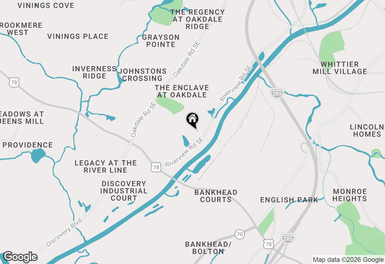Map of 6386 Apalachee Way Se, Smyrna, GA 30126