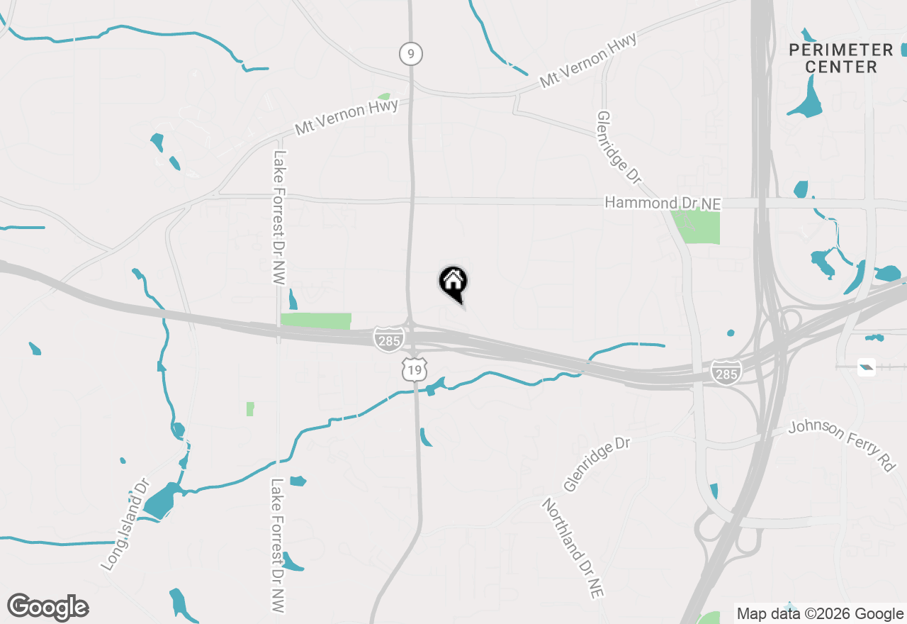 Map of 346 Carpenter Drive #72, Atlanta, GA 30328