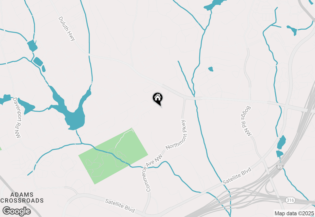 Map of 2536 Salem Ridge Way, Duluth, GA 30096