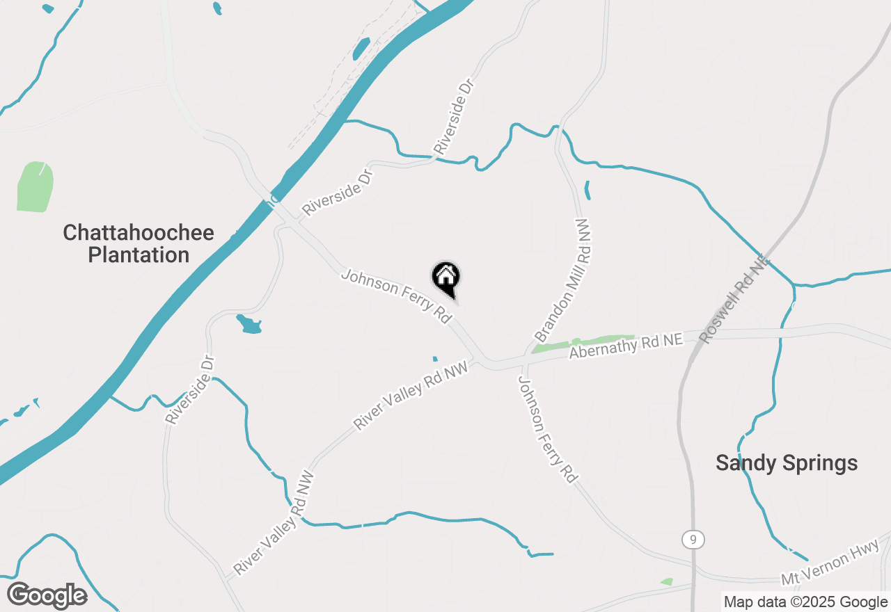 Map of 100 Barnard Place, Atlanta, GA 30328