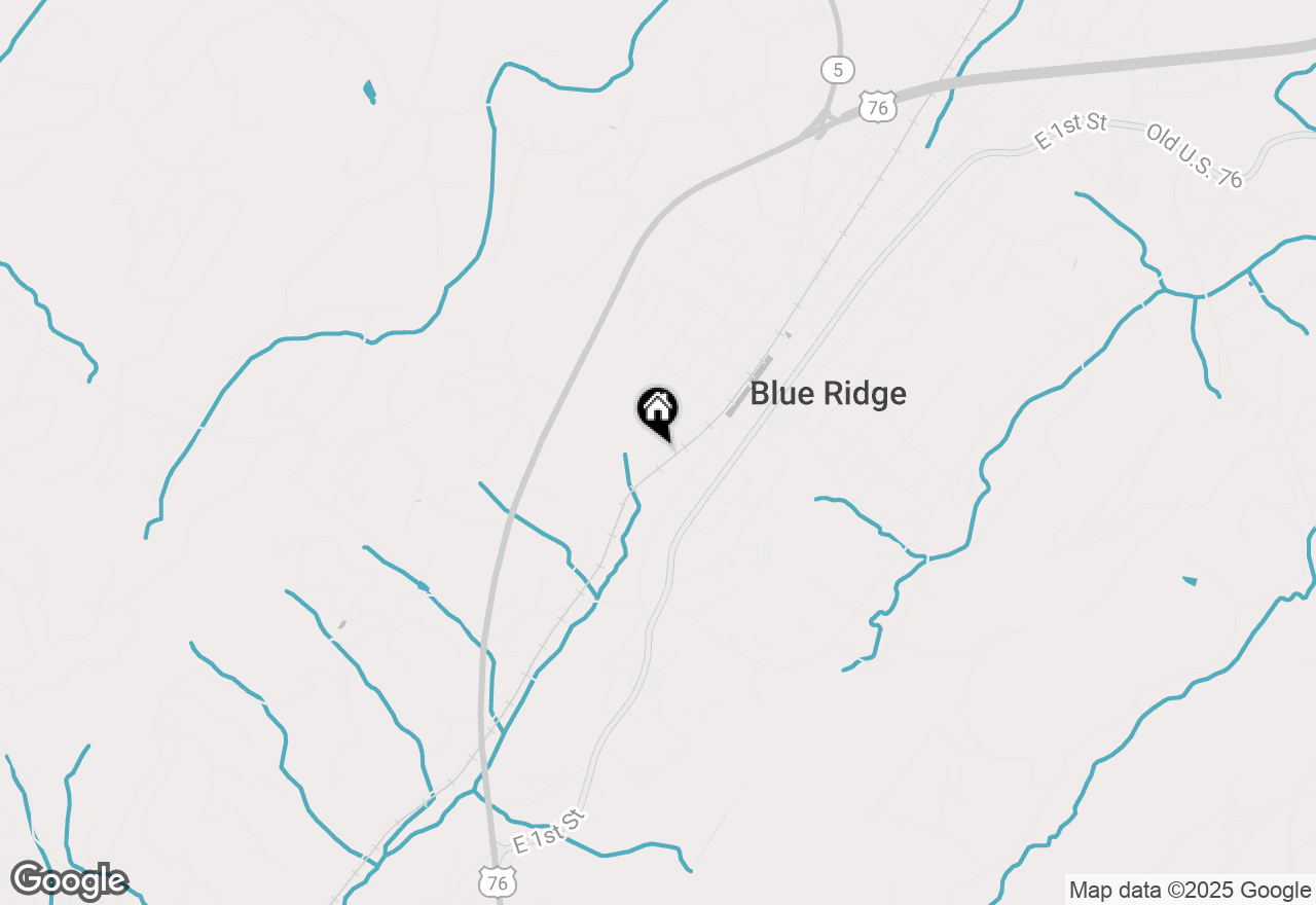 Map of 170 W Main Street, Blue Ridge, GA 30513