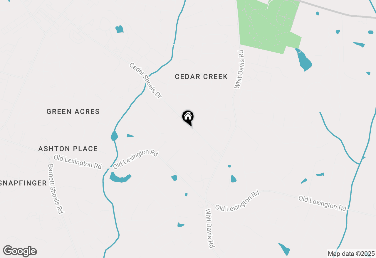 Map of 248 Highland Park Drive, Athens, GA 30605