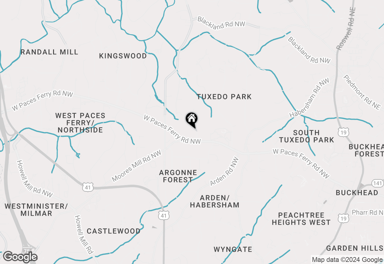 Map of 541 W Paces Ferry Road Nw, Atlanta, GA 30305
