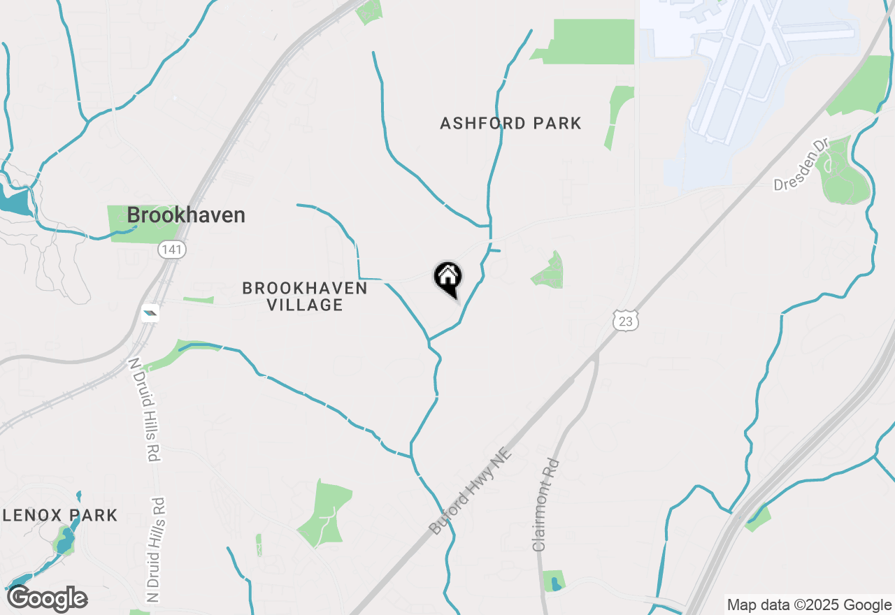 Map of 1728 Wayland Circle Ne, Brookhaven, GA 30319