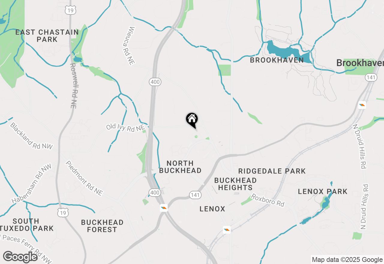 Map of 34 Conifer Park Lane Ne, Atlanta, GA 30342