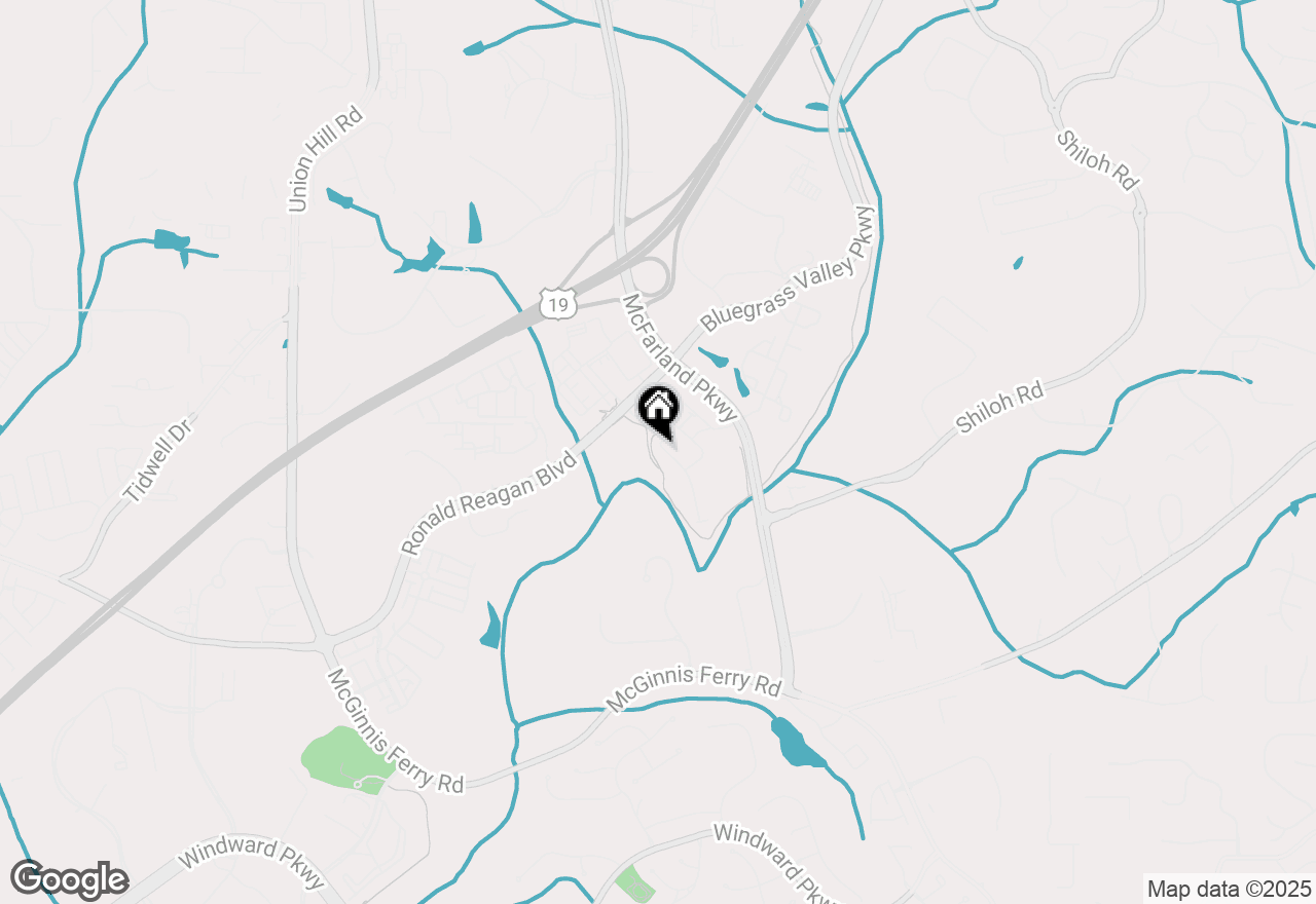 Map of 6320 Halcyon Garden Drive, Alpharetta, GA 30005