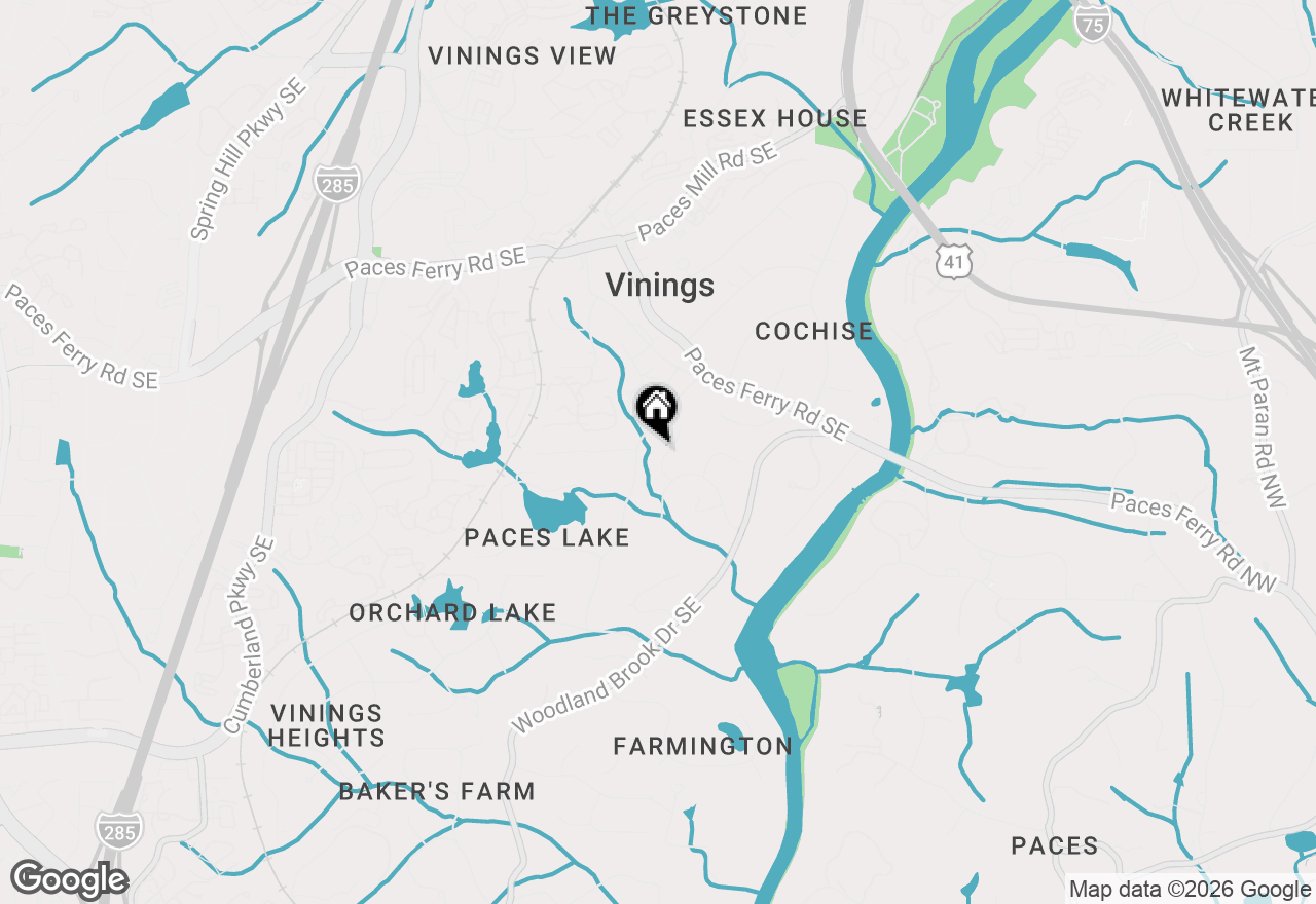 Map of 3860 Brandy Station Court Se, Atlanta, GA 30339