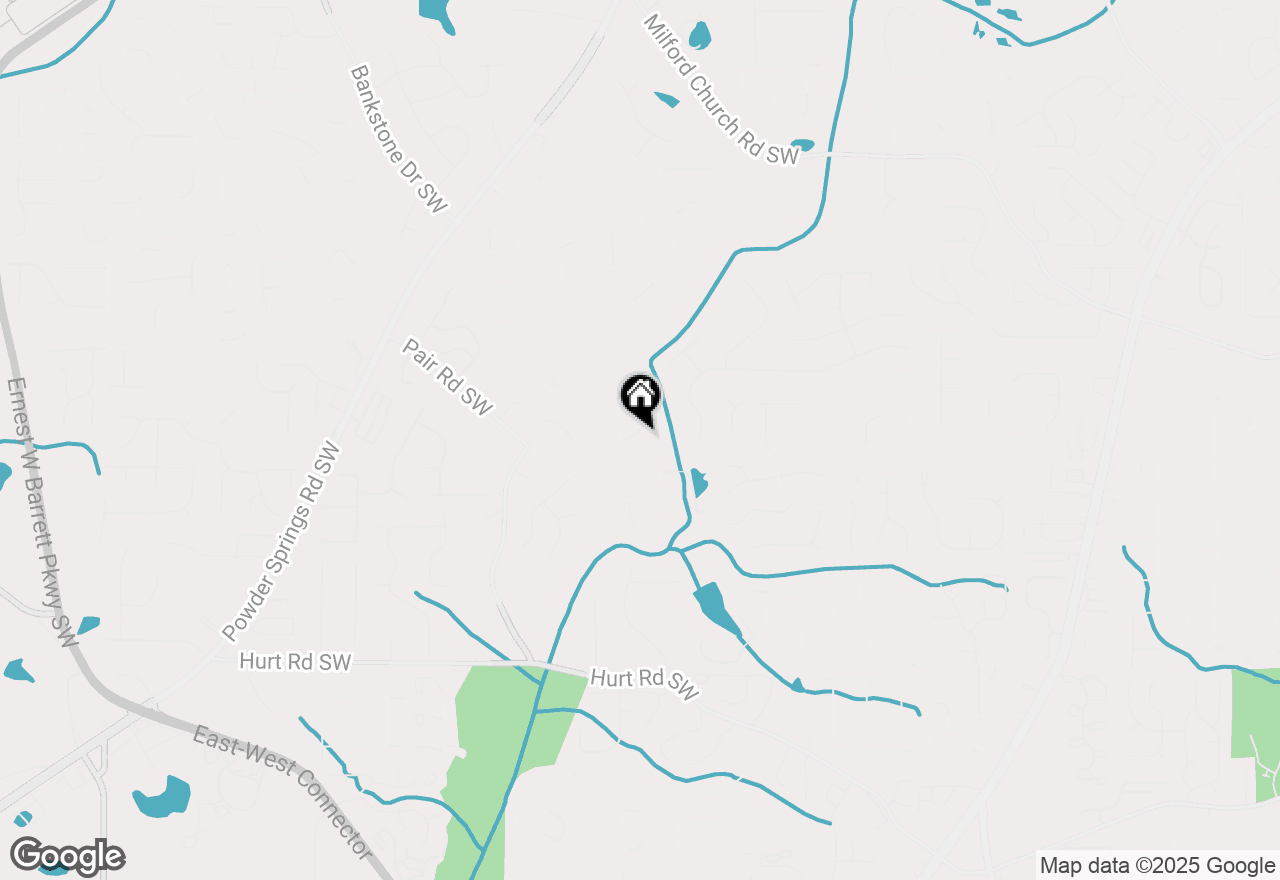 Map of 1933 Burkwood Court Sw, Marietta, GA 30008