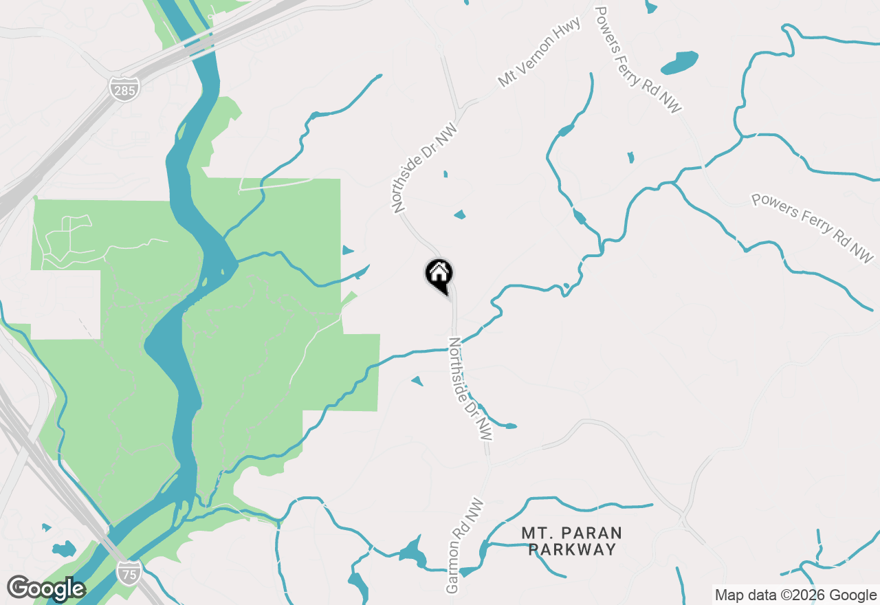 Map of 4870 Northside Drive, Sandy Springs, GA 30327