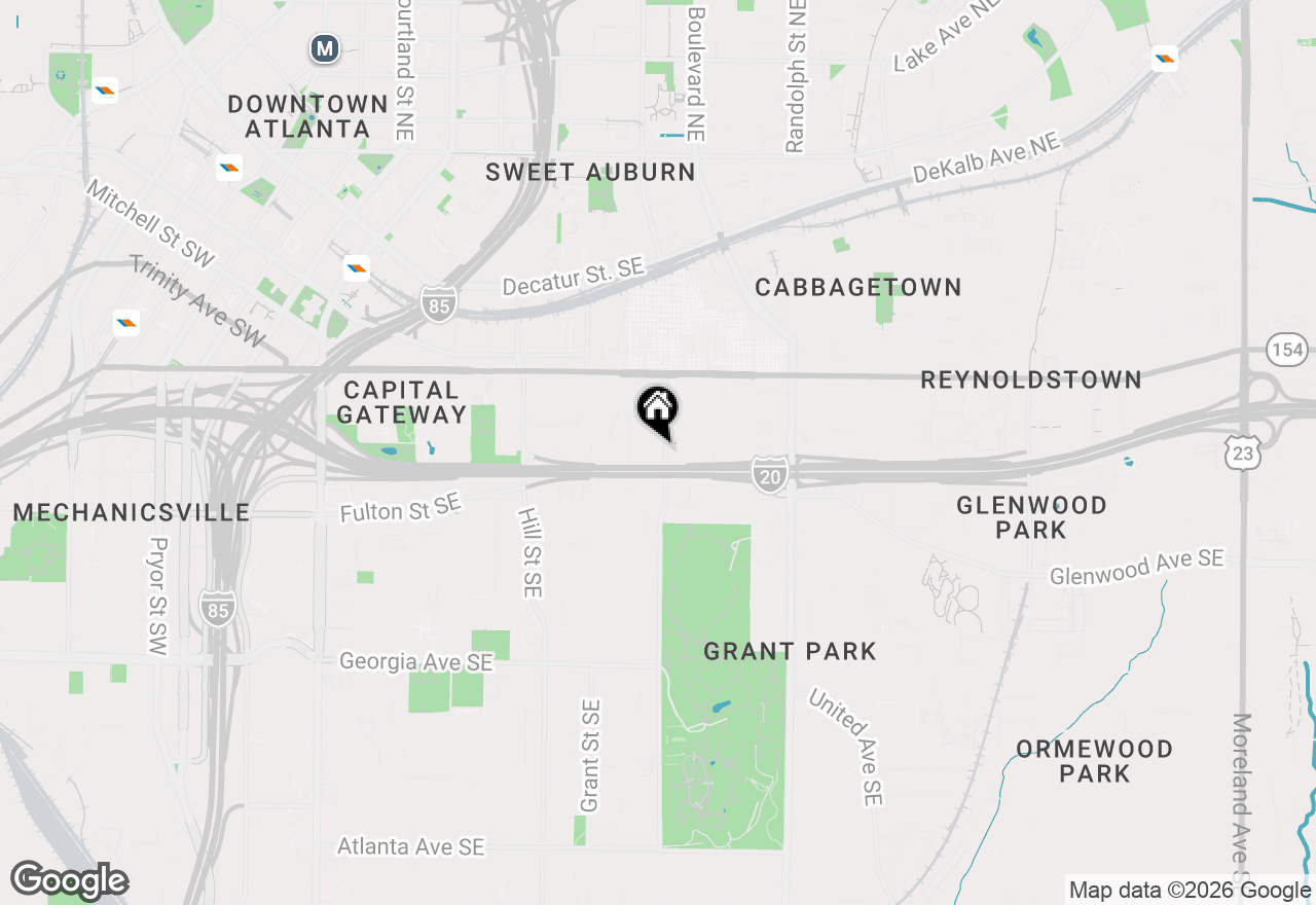 Map of 385 Cherokee Avenue Se, Atlanta, GA 30312