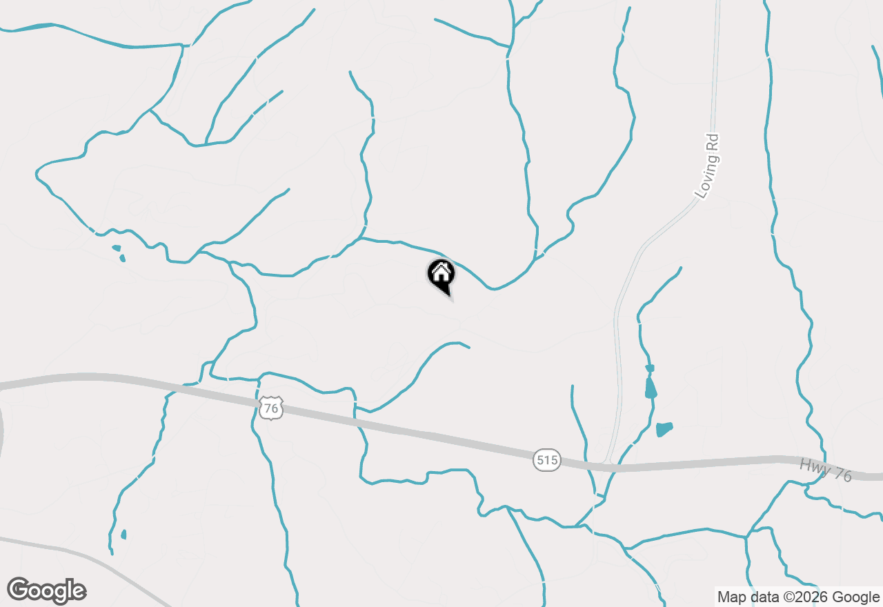 Map of 665 Ridgeview Road, Morganton, GA 30560