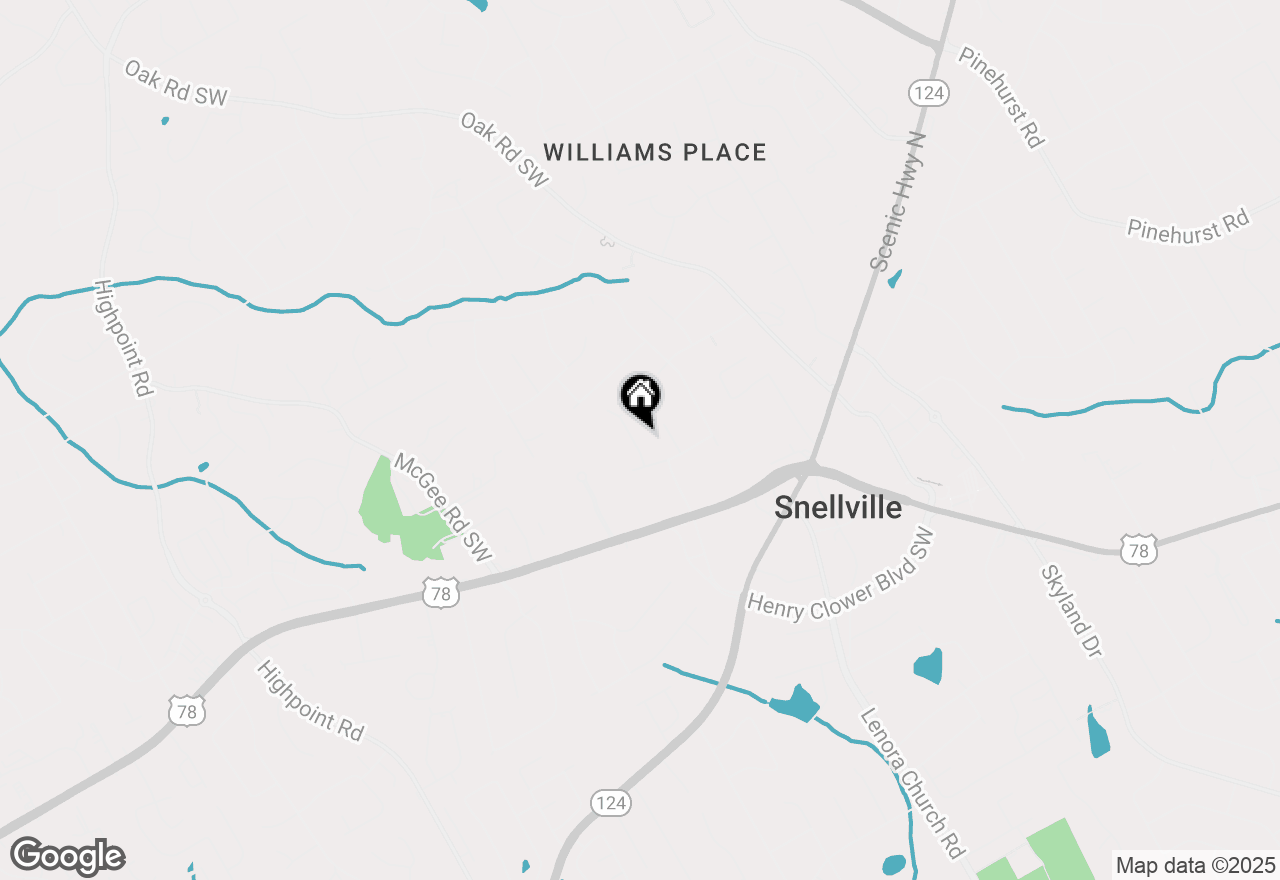 Map of 2148 New London Place, Snellville, GA 30078