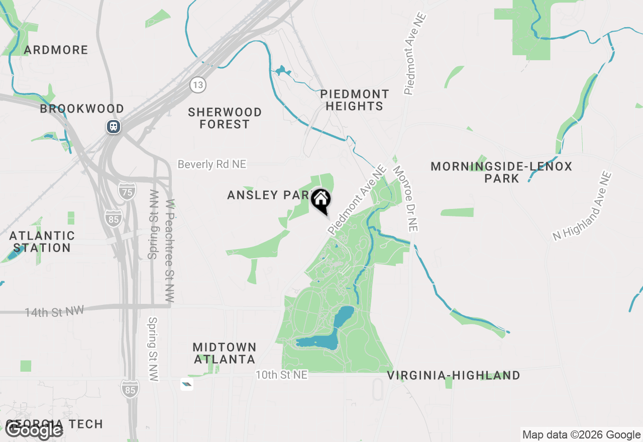 Map of 191 Westminster Drive Ne, Atlanta, GA 30309