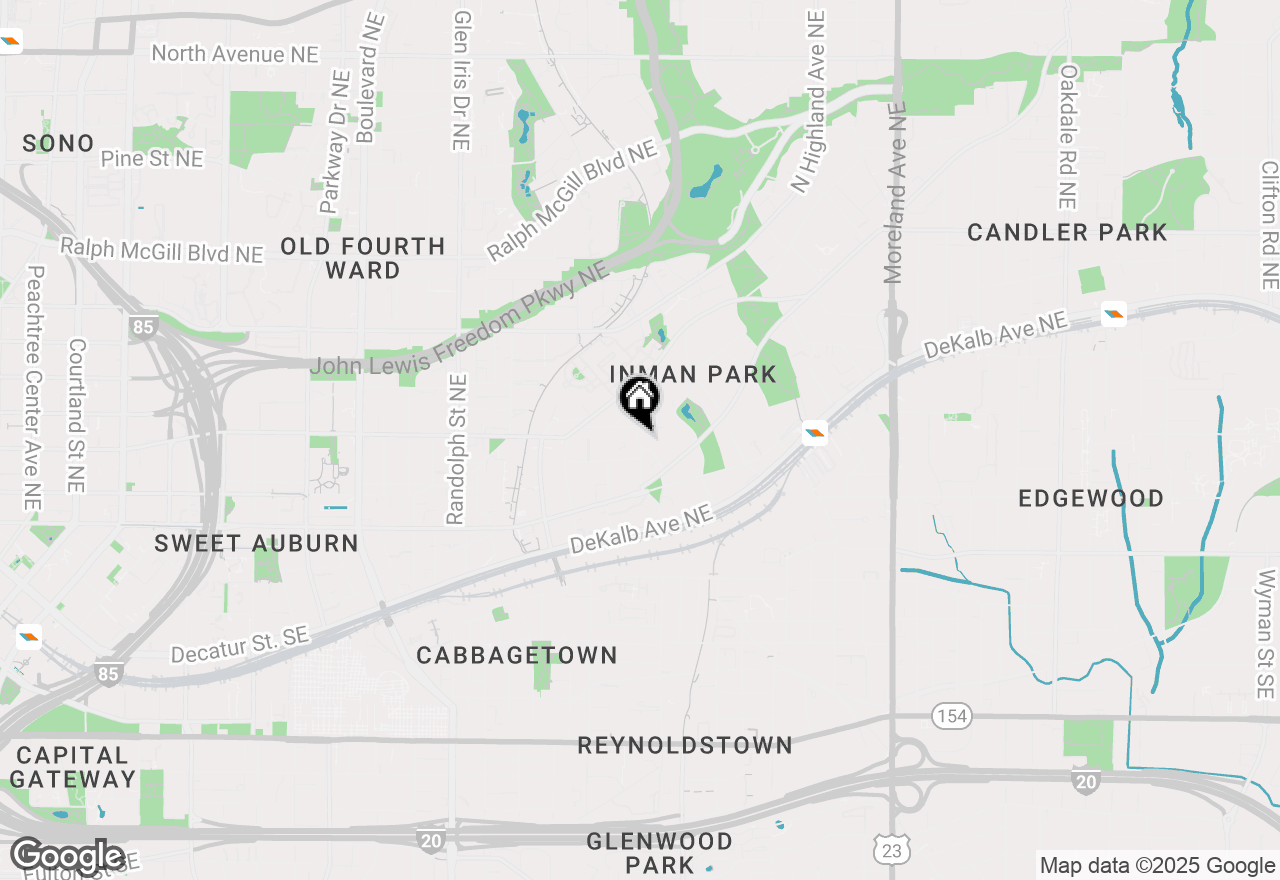 Map of 119 Ashland Drive Ne #C, Atlanta, GA 30307