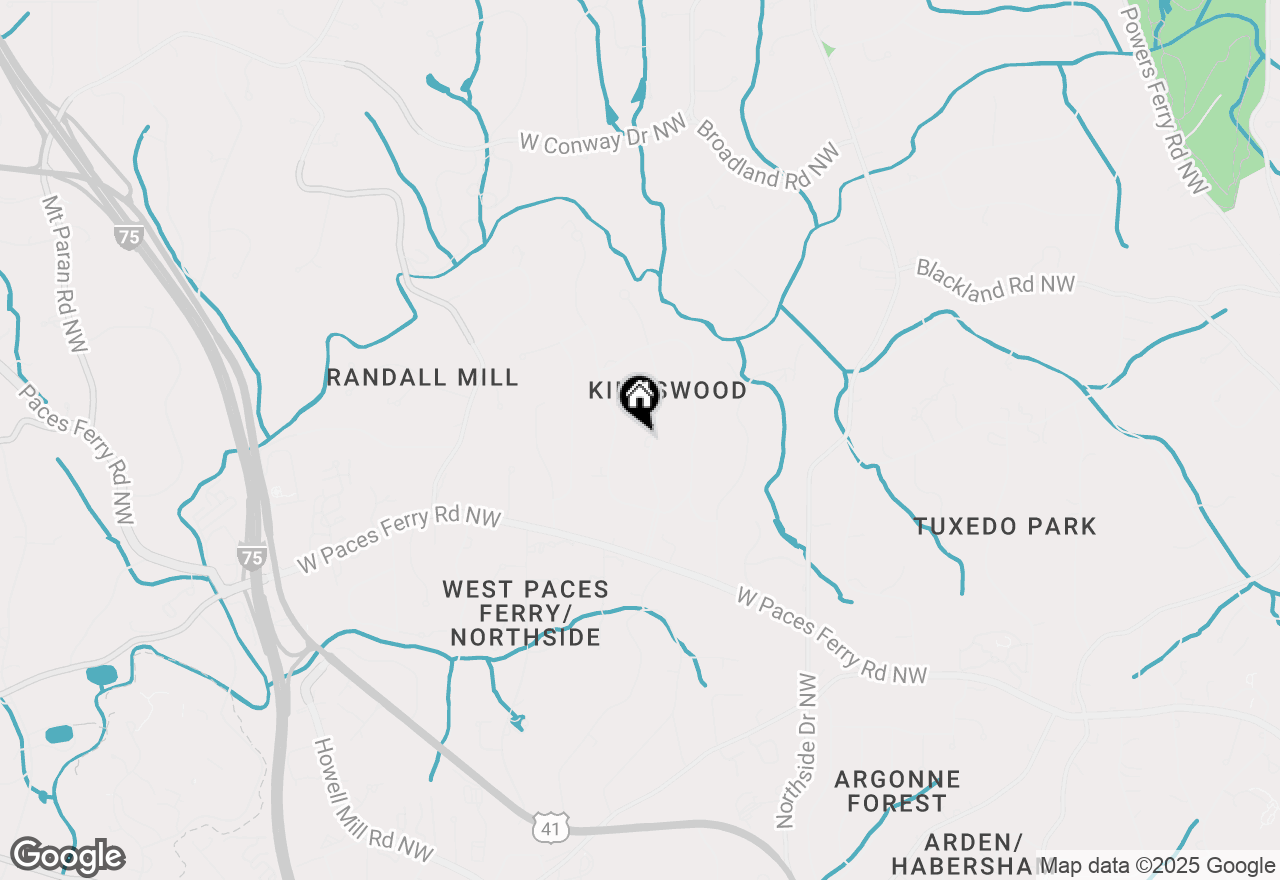 Map of 3612 Castlegate Drive Nw, Atlanta, GA 30327