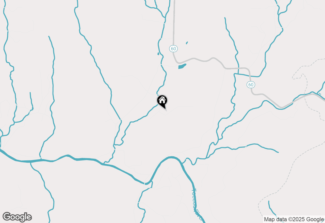 Map of 307 Pigeon Creek Road, Blue Ridge, GA 30513