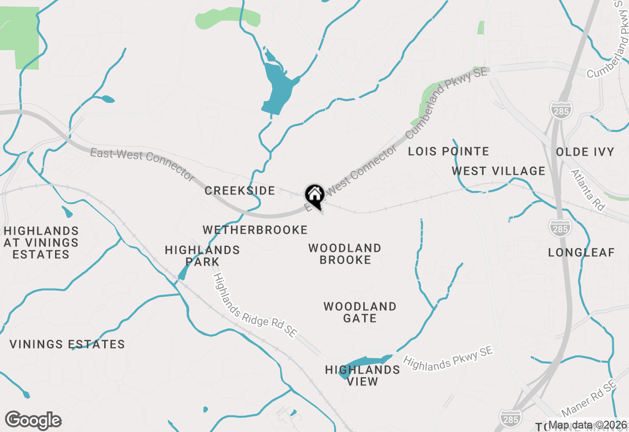 Map of 4812 Highside Way, Smyrna, GA 30082