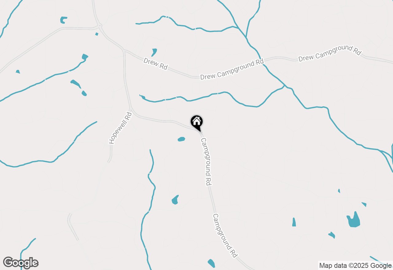 Map of 7619 Campground Road, Cumming, GA 30040