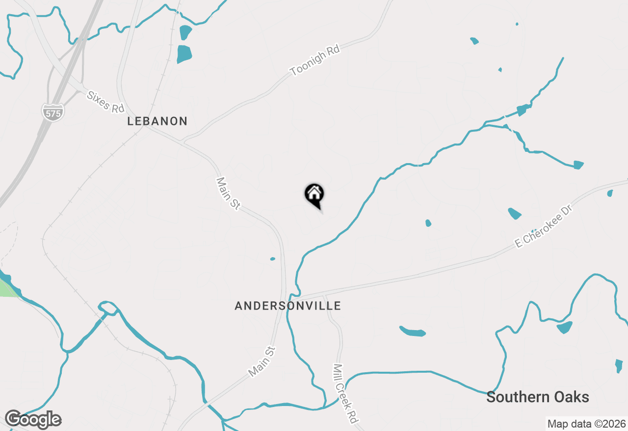 Map of 704 Hedge Brook Drive, Woodstock, GA 30188