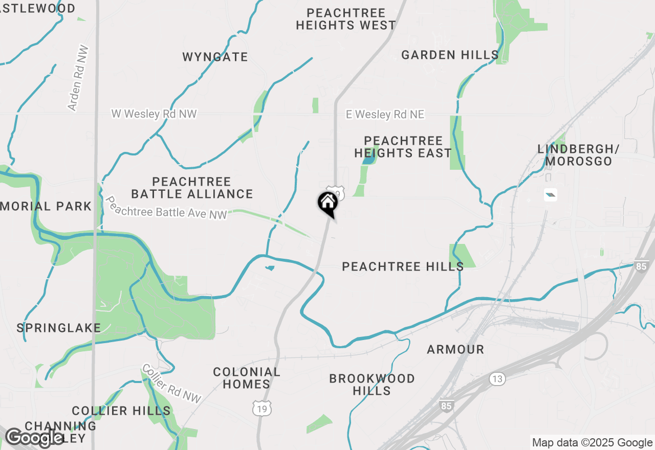 Map of 2425 Peachtree Road Ne #1006, Atlanta, GA 30305