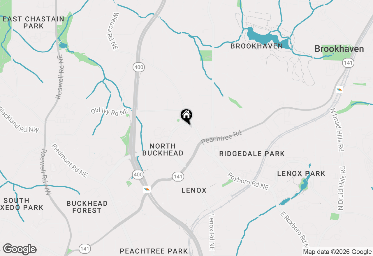 Map of 750 Park Avenue Ne #37E, Atlanta, GA 30326