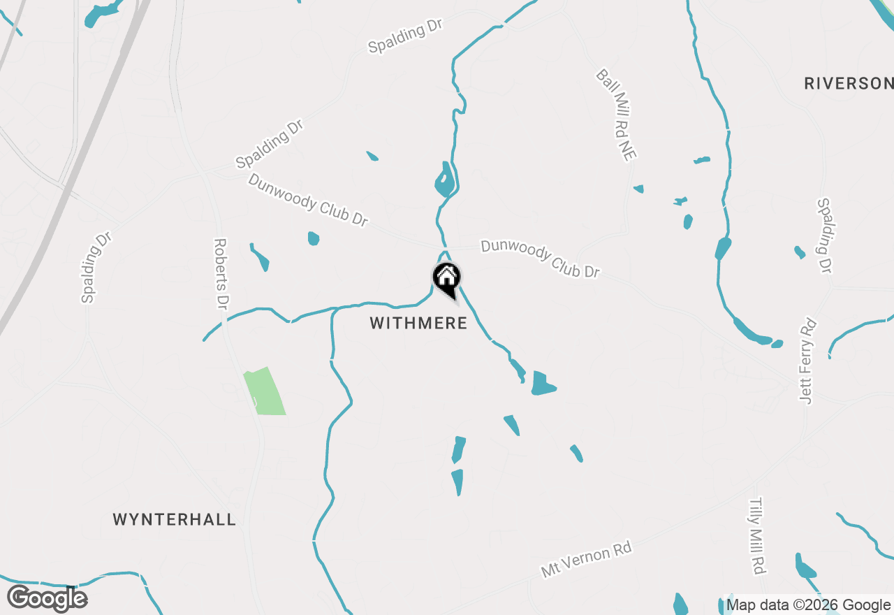 Map of 1668 Withmere Way, Dunwoody, GA 30338