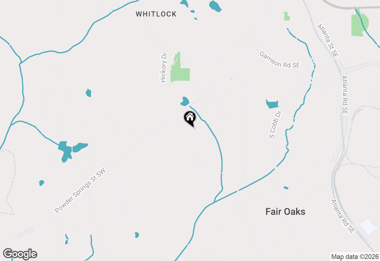 Map of 331 & 333 Booth Circle, Marietta, GA 30069